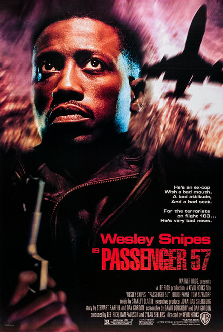 Passenger 57 (1992)_1 Poster Canvas Movie Film Print A0 A1 A2 A3 A4 A5 A6 Art Wa