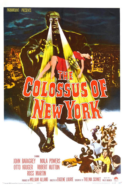 Colossus Of New York 01 Poster Canvas Movie Film Print A0 A1 A2 A3 A4 A5 A6 Art