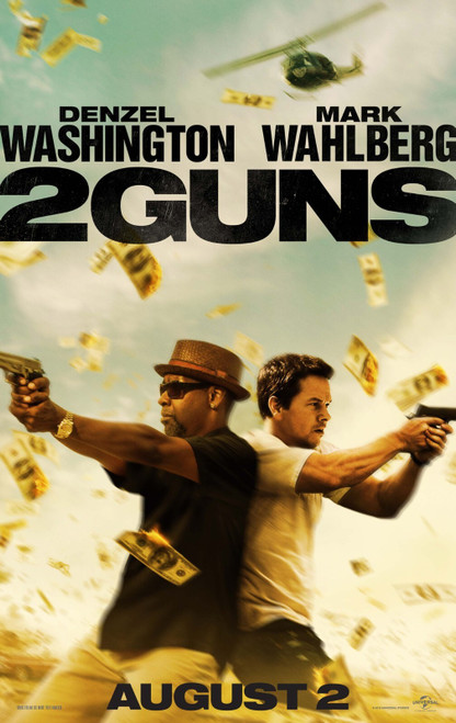 2 Guns (2013)_1 Movie Film Poster Canvas iconic design