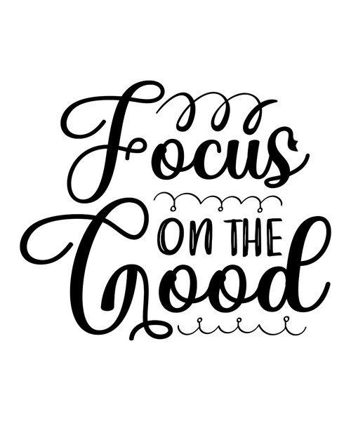 Focus On The Good-01 Poster Canvas Movie Film Print A0 A1 A2 A3 A4 A5 A6 Art Wal