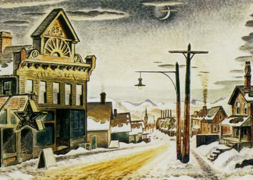 1920 1925 Charles Burchfield Sun, Moon Sea American painting Art Gallery Poster