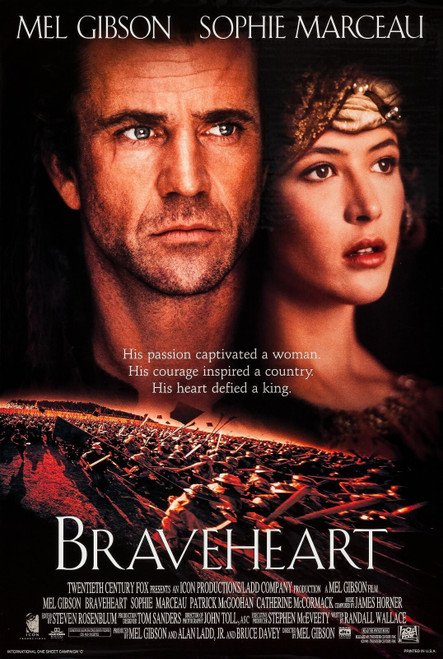 Braveheart (1995)_2 Movie Film Poster Canvas iconic design
