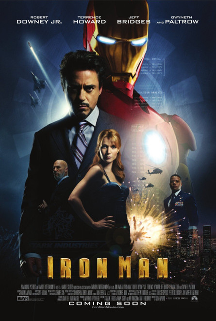 Iron Man (2008)_4 Poster Canvas Movie Film Print A0 A1 A2 A3 A4 A5 A6 Art Wall D