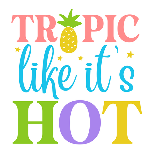 tropic like it's hot-01 Poster Canvas Movie Film Print A0 A1 A2 A3 A4 A5 A6 Art