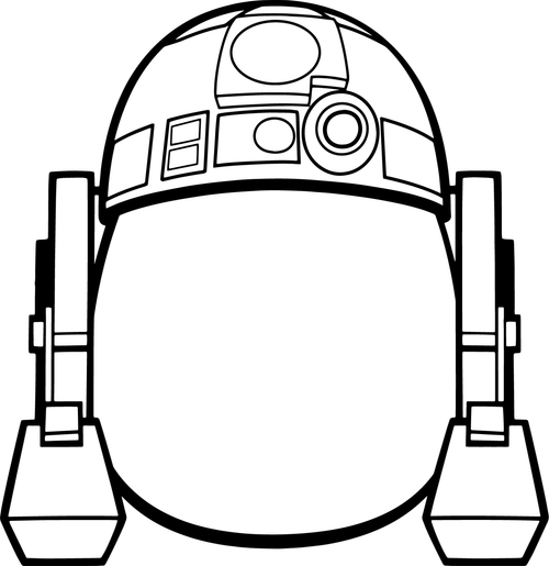 R2-EGG2_front bw Poster Canvas Unique Design Print A0 A1 A2 A3 A4 A5 A6 Art Wall