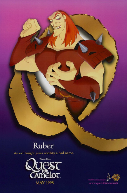 Quest for Camelot (1998)_4 Poster Canvas Movie Film Print A0 A1 A2 A3 A4 A5 A6 A