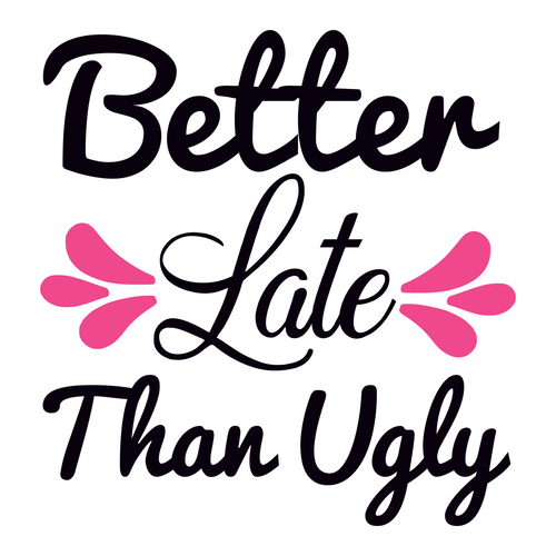 better late than ugly=3-01 Poster Canvas Movie Film Print A0 A1 A2 A3 A4 A5 A6 A