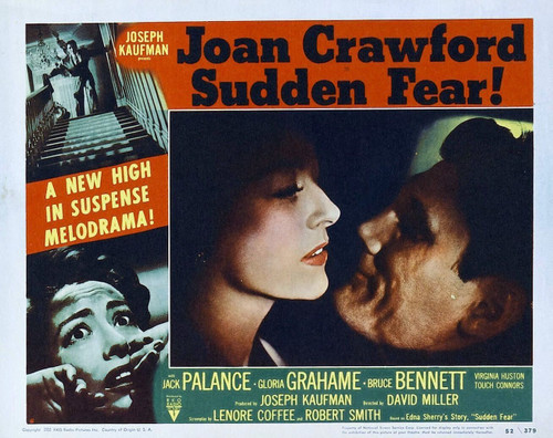 Sudden Fear (1952)_2 Poster Canvas Movie Film Print A0 A1 A2 A3 A4 A5 A6 Art Wal