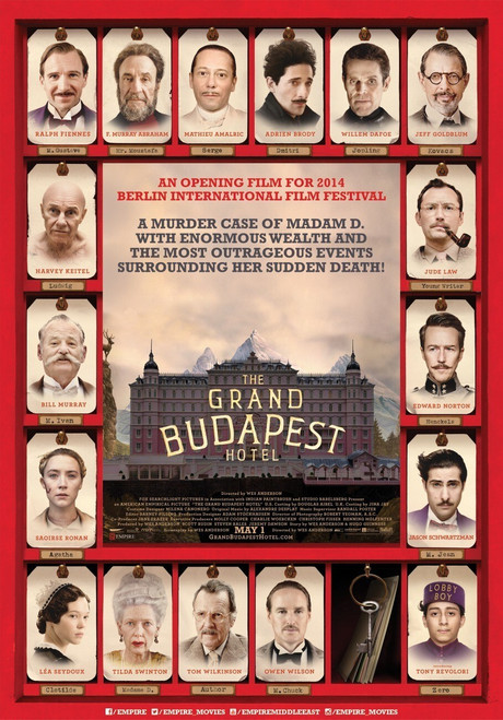 The Grand Budapest Hotel (2014)_17 Poster Canvas Movie Film Print A0 A1 A2 A3 A4