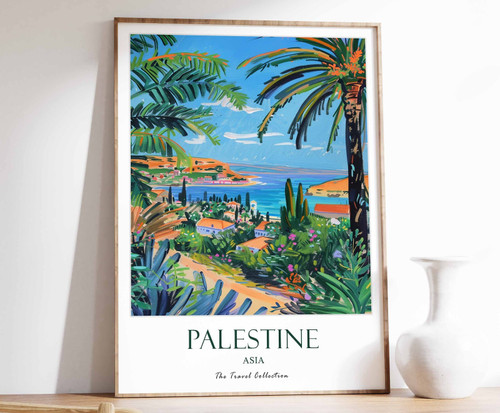 11_Palestine Print, Palestine Travel Poster, Islamic Decor, Islamic Art, Islamic