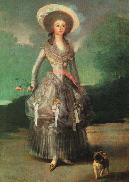 Marquesa_de_Pontejos_CGF Poster Canvas Print Art Painting Decor Reprint wall A0