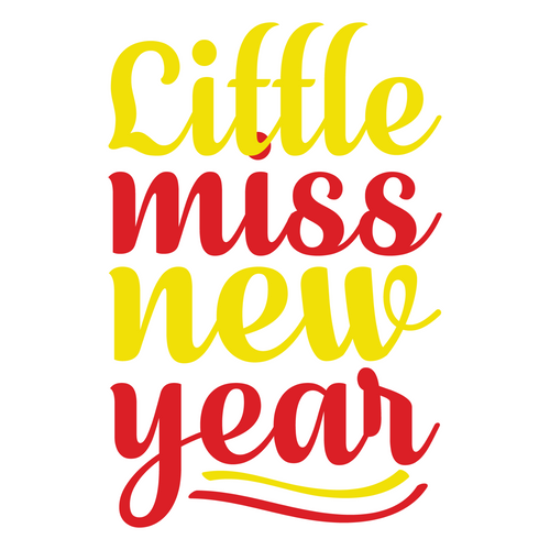 Little Miss New Year-01 (5) Sarcastic Poster Canvas Print A0 A1 A2 A3 A4 A5 A6 A