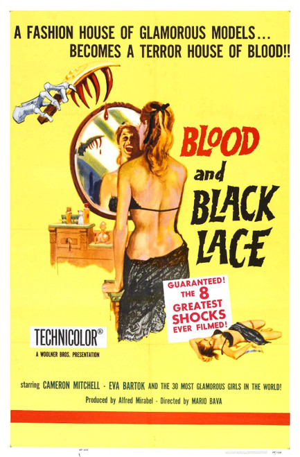 Blood And Black Lace 01 Poster Canvas Movie Film Print A0 A1 A2 A3 A4 A5 A6 Art