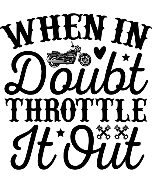 When in doubt throttle it out-01 (2) Poster Canvas Movie Film Print A0 A1 A2 A3