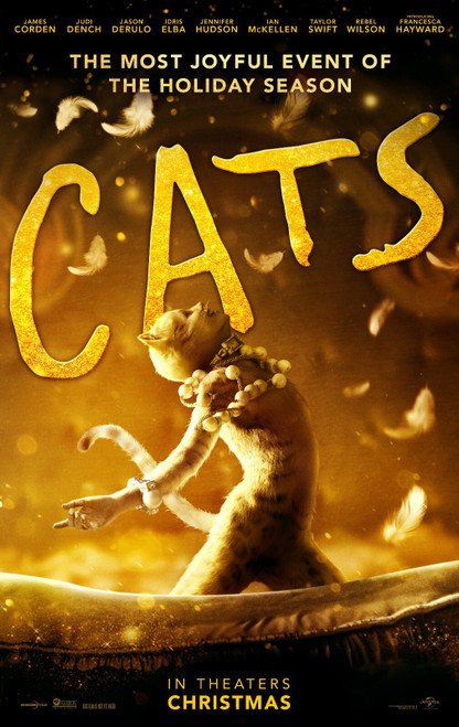 Cats (2019)_2 Movie Film Poster Canvas iconic design
