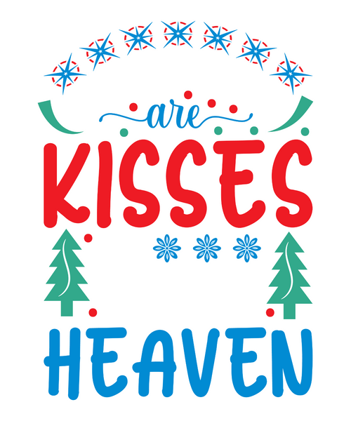 Snowflakes are kisses from heaven Poster Personalized Canvas Movie Film Print A0