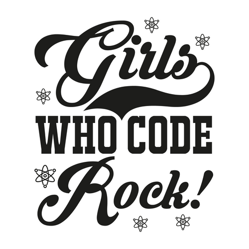 girls who code rock!-01 (2) Poster Canvas Movie Film Print A0 A1 A2 A3 A4 A5 A6