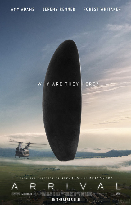 Arrival (2016)_4 Movie Film Poster Canvas iconic design