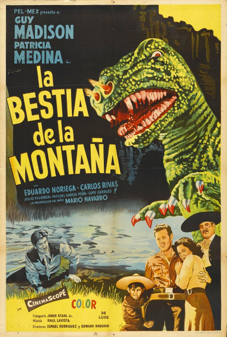 Beast Of Hollow Mountain 02 Poster Canvas Movie Film Print A0 A1 A2 A3 A4 A5 A6