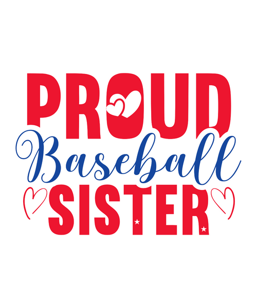 Proud Baseball Sister (2) Poster Canvas Movie Film Print A0 A1 A2 A3 A4 A5 A6 Ar