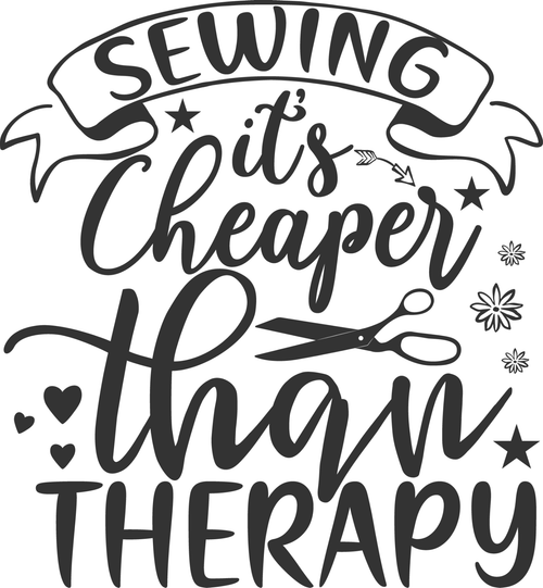 sewing, it_s cheaper than therapy Poster Canvas Movie Film Print A0 A1 A2 A3 A4