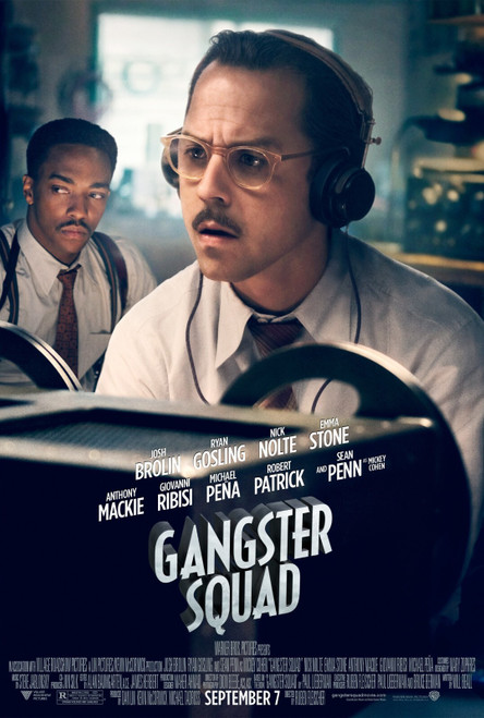 Gangster Squad (2013)_3 Movie Film Poster Canvas iconic design