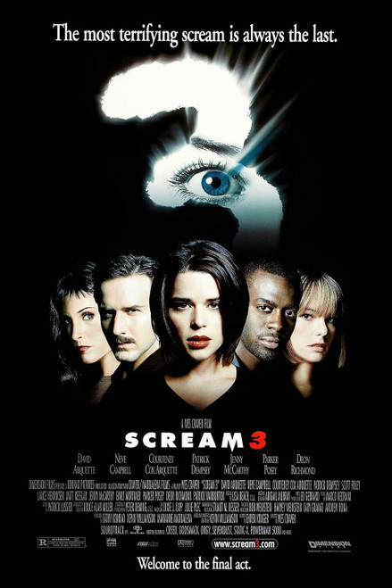 Scream 3 (2000)_2 Poster Canvas Movie Film Print A0 A1 A2 A3 A4 A5 A6 Art Wall D