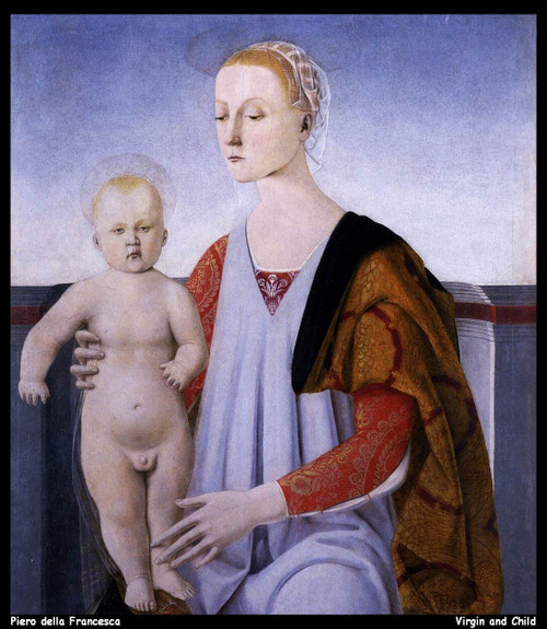 piero-della-francesca--virgin-and-child_11484059564_o(1) Poster Canvas Movie Fil