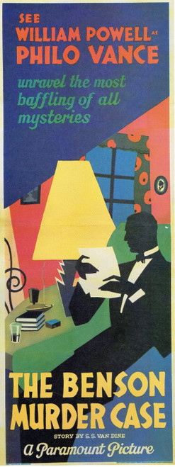 The Benson Murder Case-1930 Poster Canvas Movie Film Print A0 A1 A2 A3 A4 A5 A6
