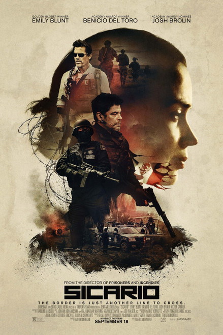 Sicario (2015)_8 Poster Canvas Movie Film Print A0 A1 A2 A3 A4 A5 A6 Art Wall De