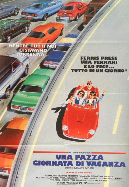 FERRIS BUELLER'S DAY OFF (1986) 2 original Poster Canvas Movie Film Print A0 A1