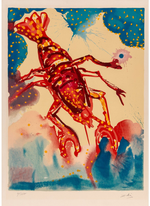 Salvador Dali (1904-1989). Cancer, from Signs of the Zodiac, 1967 Poster Canvas