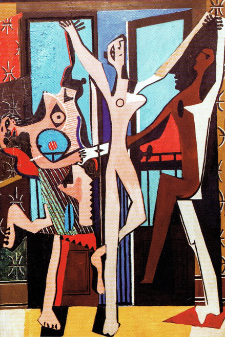 The three dancers-Picasso 1925 Poster Canvas Movie Film Print A0 A1 A2 A3 A4 A5