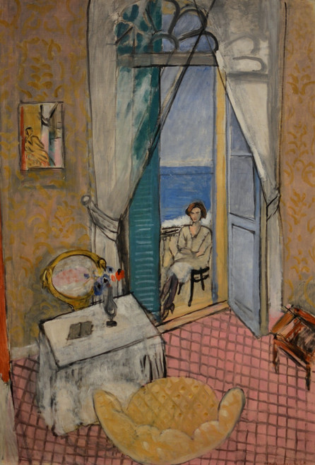 henri-matisse---interior-at-nice--bez ramki Poster Canvas Movie Film Print A0 A1