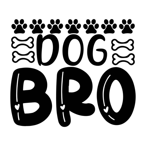Dog Bro-01 Funny Poster Canvas Print A0 A1 A2 A3 A4 A5 A6 Art Wall Decoration
