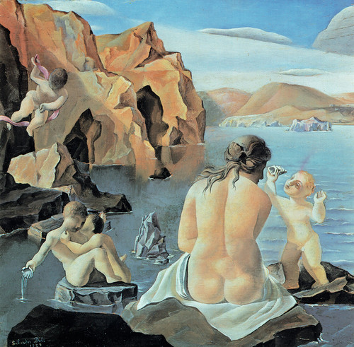 Venus and Amori 1925 Dali