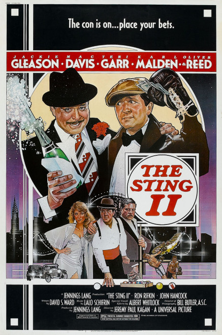 The Sting II (1983)_0 Poster Canvas Movie Film Print A0 A1 A2 A3 A4 A5 A6 Art Wa