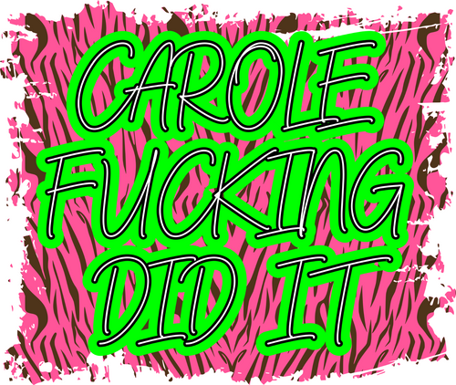 cAROLE FUCKIN DID IT Poster Canvas Movie Film Print A0 A1 A2 A3 A4 A5 A6 Art Wal