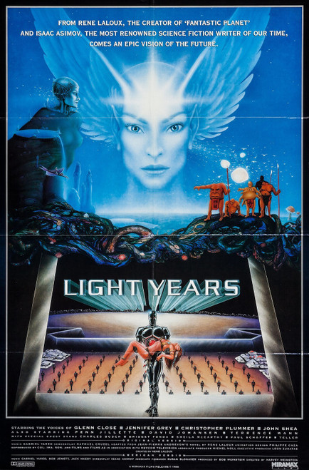 Light Years (1988)_0 Poster Canvas Movie Film Print A0 A1 A2 A3 A4 A5 A6 Art Wal