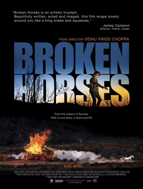 Broken Horses (2015)_2 Movie Film Poster Canvas iconic design