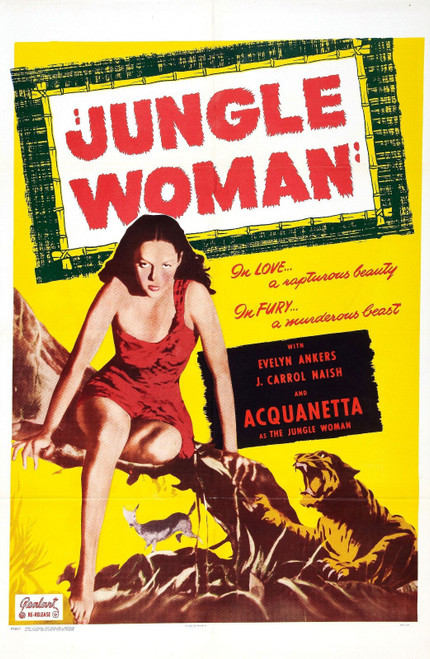 Jungle Woman Poster 03 Poster Canvas Movie Film Print A0 A1 A2 A3 A4 A5 A6 Art W