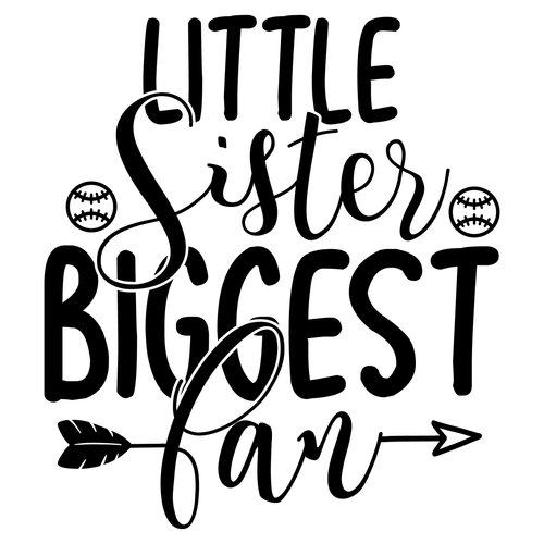 Little Sister Biggest Fan-01 Sarcastic Poster Canvas Print A0 A1 A2 A3 A4 A5 A6