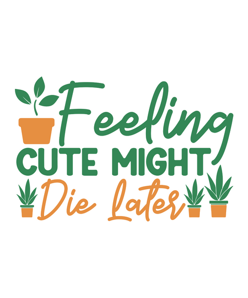 Feeling' cute might die later (1) Poster Canvas Movie Film Print A0 A1 A2 A3 A4