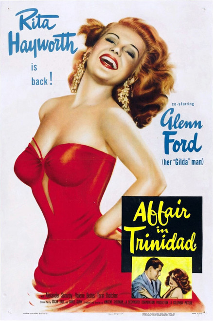Affair in Trinidad (1952)_2 Movie Film Poster Canvas iconic design
