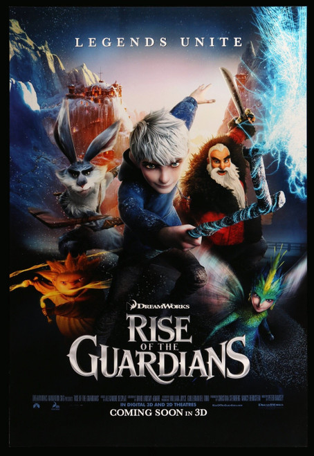 RISE OF THE GUARDIANS (2012) 2 Poster Canvas Movie Film Print A0 A1 A2 A3 A4 A5