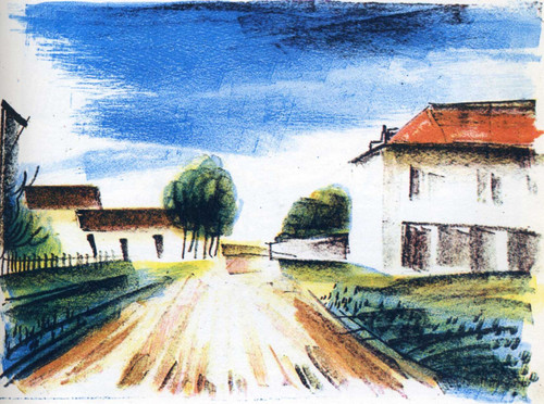 Maurice de Vlaminck - Painting nr 129 Poster Canvas Movie Film Print A0 A1 A2 A3