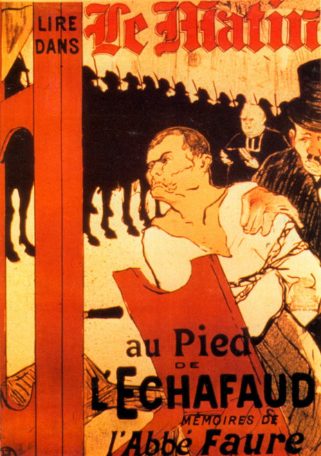 1893 Toulouse-Lautrec Affiche pour le journal Le Matin, Post for the newspaper