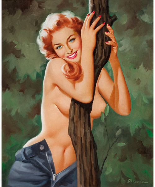 PinUp Edward Dancona - Wood Nymph Poster Canvas Movie Film Print A0 A1 A2 A3 A4
