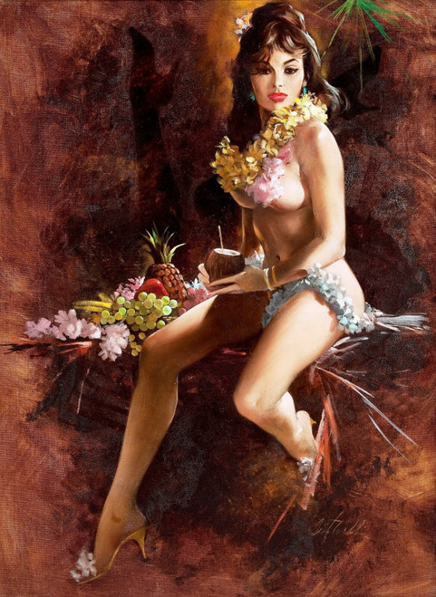 Fritz_Willis_Pinup_Art_0002 Poster Canvas Movie Film Print A0 A1 A2 A3 A4 A5 A6