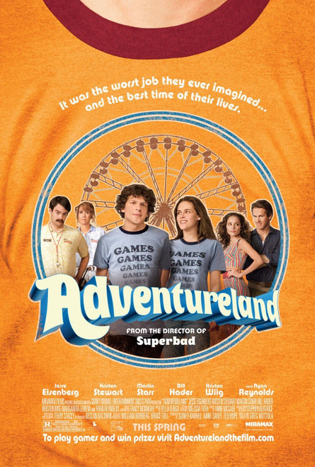 Adventureland (2009)_1 Movie Film Poster Canvas iconic design